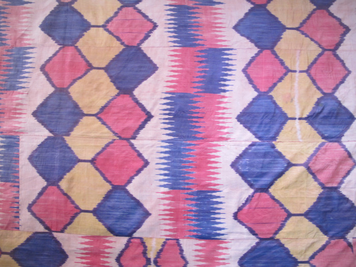 Large Silk Ikat Panel
